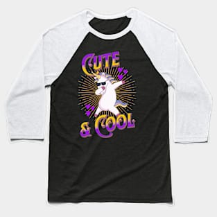 Cute & Cool Unicorn Baseball T-Shirt